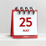 May 25