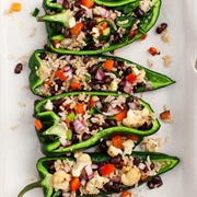 Stuffed Poblano Peppers