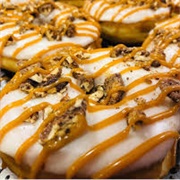 Butterscotch Drizzle Donut