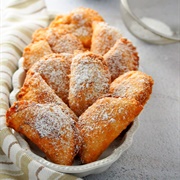 Vanilla Glazed Fried Mango Hand Pie