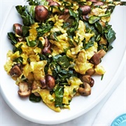 Bacon and Mushroom Scramble