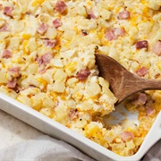 Ham and Cheese Potato Casserole