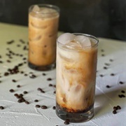 High Protein Chilled Caramel Latte