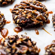 Chocolate Turtle Cookies