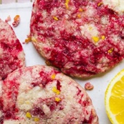 Lemon and Raspberry Tropical Punch Nerds Cookie