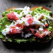 Alaskan King Crab Toast