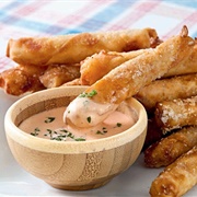 Mozzarella Sticks With Mayonnaise