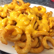 Cheddar Curly Fries