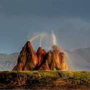 Fly Geyser, Nevada, USA