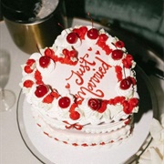 Heart-Shaped Wedding Cake