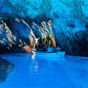 Blue Cave of Bisevo