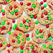 Oatmeal Holiday M&amp;M Cookie