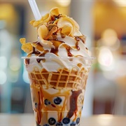 Waffle Cone Wedge Sundae