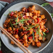 Spicy Garlic Tofu