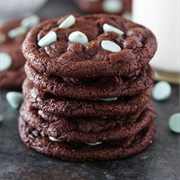 Chocolate Mint Chocolate Chunk Cookie