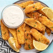 Fish Sticks With Sour Cream