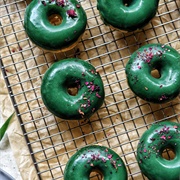 Emerald Iced Donut