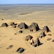 Nubian Pyramids of Meroe, Sudan