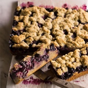 Blueberry Lemon Pie Bar