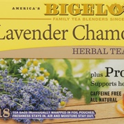 Bigelow Lavender Chamomile Herbal Plus Probiotics Tea