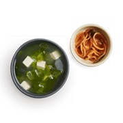 Miso Soup + Japanese Pickles