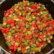 Okra and Tomatoes