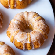 Pumpkin King Cake Donut