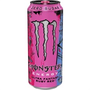 Monster Energy Zero-Sugar Ultra Fantasy Ruby Red