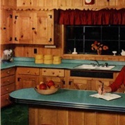 Knotty Pine Kitchen Cabinets