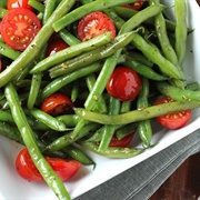 Green Beans and Cherry Tomatoes