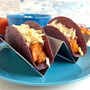 Blue-Shell Spicy Chicken Blueberry Taco (Blazing Blue)