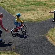 Ride a Bicycle With Skates On