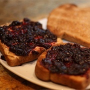 Toast Blueberry Jam