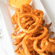 Cranberry Chutney Curly Fries