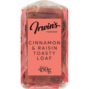 Irwin&#39;s Cinnamon &amp; Raisin Toasty Loaf