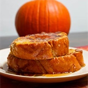 Pumpkin Pie Drizzle French Toast