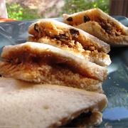 Apple Butter and Peanut Butter Sandwich