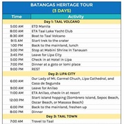 Itinerary