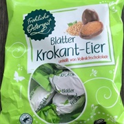 Blätter-Krokant-Eier