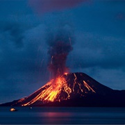 Anak Krakatoa, Indonesia