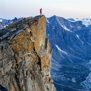 On Top of Mount Thor (Sheerest Drop)