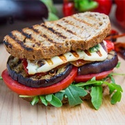 Roasted Eggplant Sandwich