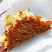 Spicy Brown Taco Shell