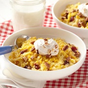 Cranberry Corn Rice Pudding