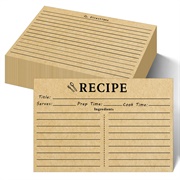 Recipe Cards