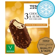 Chocolate Almond Coated Ice Cream Lollies