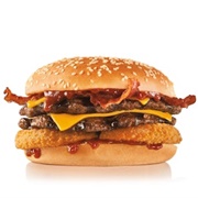 Double Western Bacon Cheeseburger