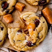 Salted Caramel Chocolate Chunk Cookie