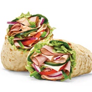 Oven Roasted Turkey &amp; Ham Wrap