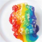 Rainbow Syrup Pie